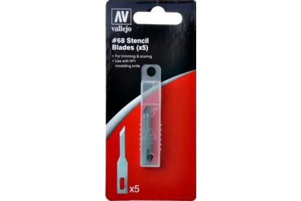 Трафаретні леза № 68 (5 штук) Vallejo T06005