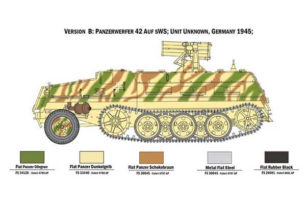 15 cm. Panzerwerfer 42 auf sWS (ITALERI 6562) 1/35