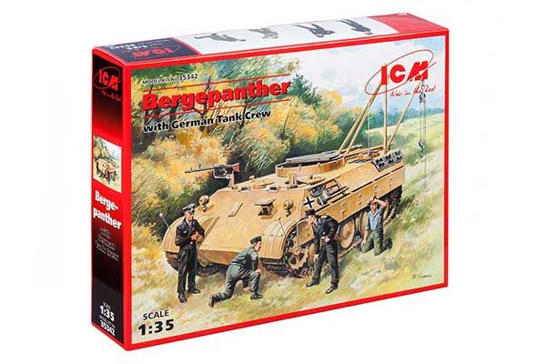 Burgepanther з німецьким танковим екіпажем (ICM 35342) 1/35