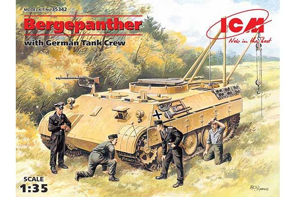 Burgepanther з німецьким танковим екіпажем (ICM 35342) 1/35