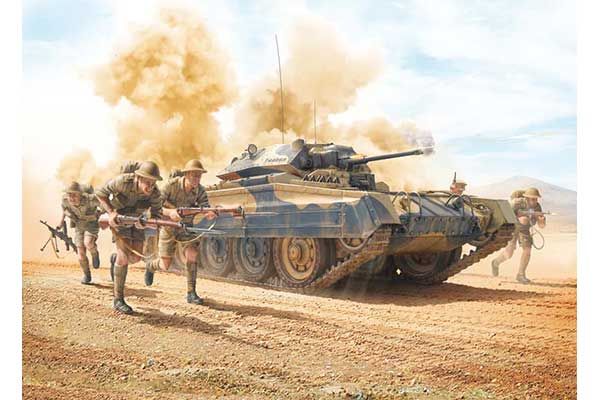 Crusader Mk. II з піхотою 8-ї армії (ITALERI 6579) 1/35