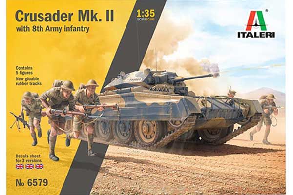 Crusader Mk. II з піхотою 8-ї армії (ITALERI 6579) 1/35