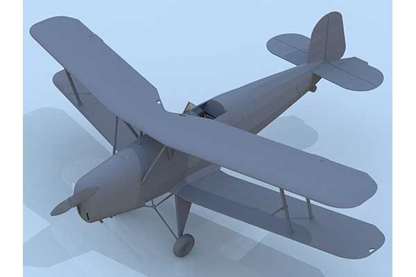 Bucker Bu 131D з германськими кадетами (1939-1945 р.) (ICM 32034) 1/32