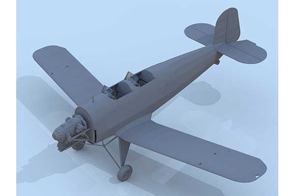 Bucker Bu 131D з германськими кадетами (1939-1945 р.) (ICM 32034) 1/32