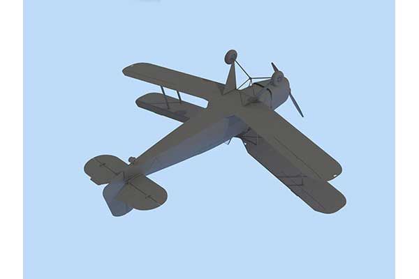 Bucker Bu 131D з германськими кадетами (1939-1945 р.) (ICM 32034) 1/32