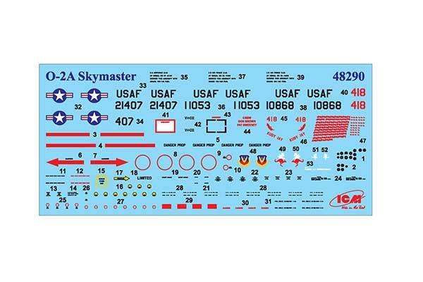 Cessna O-2A Skymaster (ICM 48290) 1/48