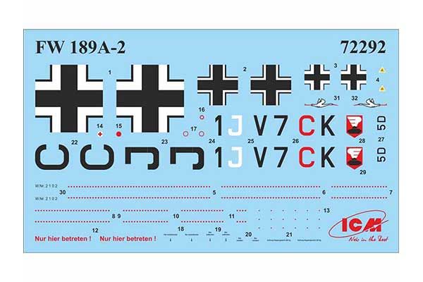 FW 189A-2 (ICM 72292) 1/72