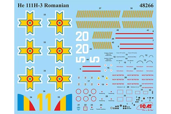 He 111H-3 ВПС Румунії (ICM 48266) 1/48