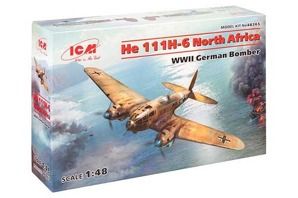 He 111H-6 (Північна Африка) (ICM 48265) 1/48