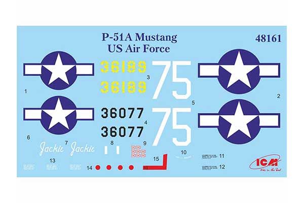 Mustang P-51A (ICM 48161) 1/48