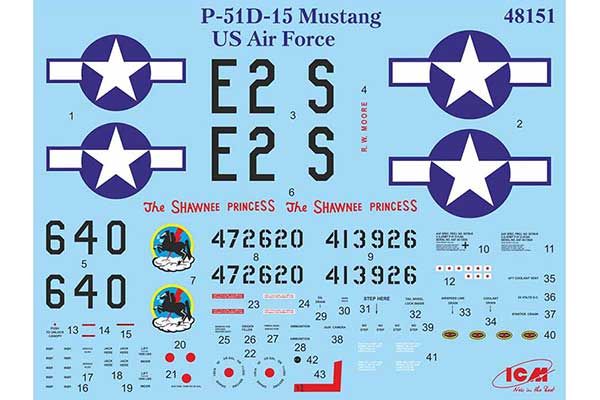 Mustang P-51D-15 (ICM 48151) 1/48