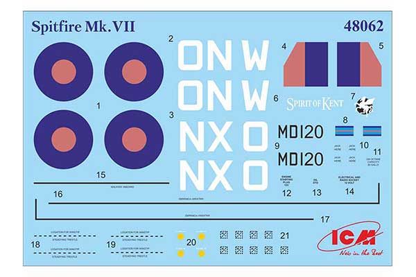 Spitfire Mk.VII (ICM 48062) 1/48