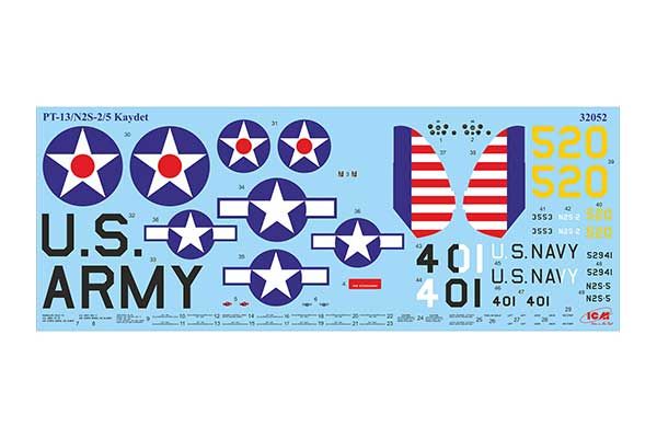 Stearman PT-13/N2S-5 Kaydet (ICM 32052) 1/32