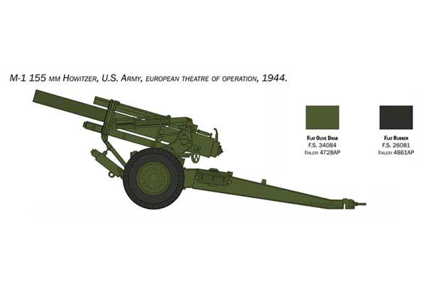 M1 155mm Howitzer (ITALERI 6581) 1/35