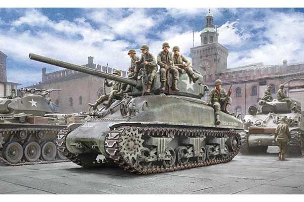 M4A1 SHERMAN з піхотою США (ITALERI 6568) 1/35
