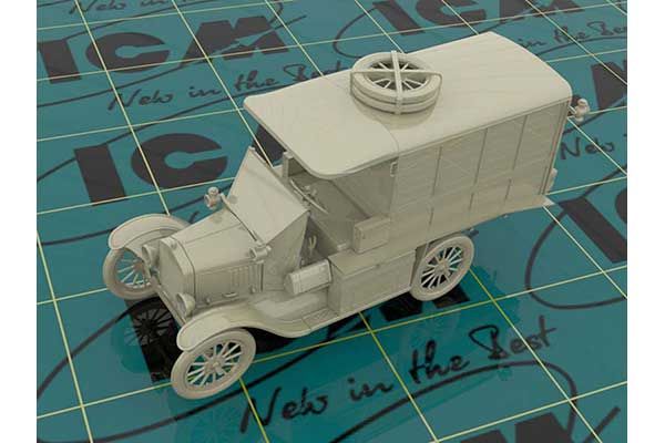 Model T 1917 р. санитарна (раннього випуску) (ICM 35665) 1/35