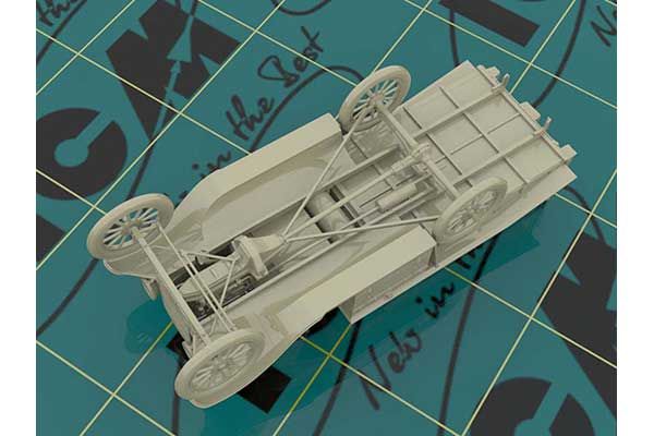 Model T 1917 р. санитарна (раннього випуску) (ICM 35665) 1/35
