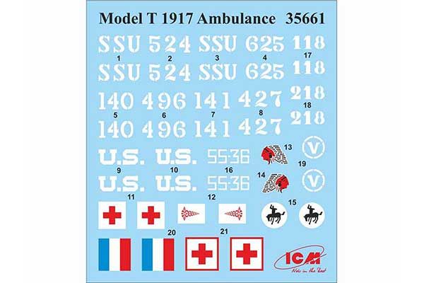 Модель Т 1917 р. (ICM 35661) 1/35