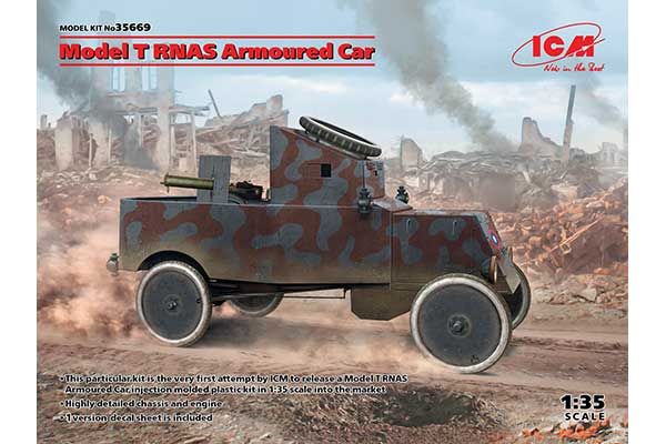 Бронеавтомобиль Model T RNAS (ICM 35669) 1/35