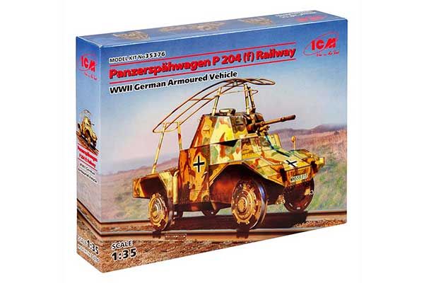 Panzerspähwagen P 204 залізничний (ICM 35376)  1/35
