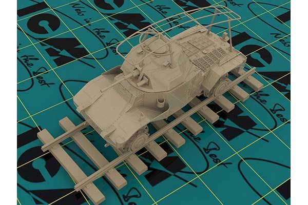 Panzerspähwagen P 204 залізничний (ICM 35376)  1/35