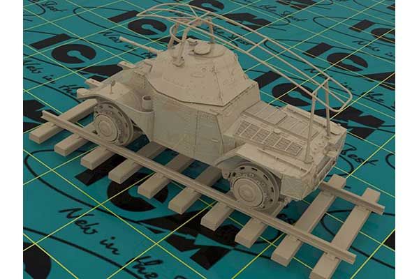 Panzerspähwagen P 204 залізничний (ICM 35376)  1/35