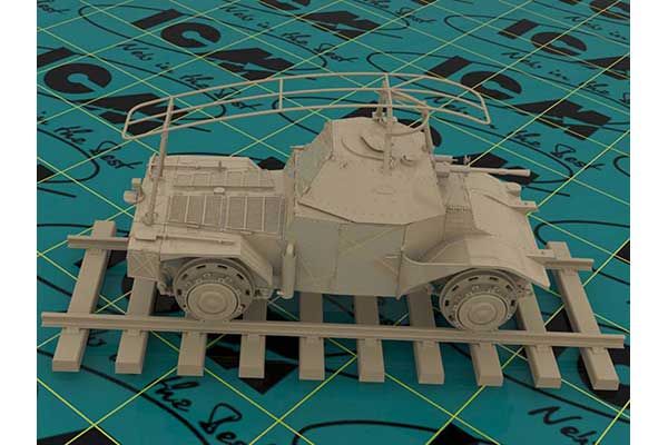 Panzerspähwagen P 204 залізничний (ICM 35376)  1/35