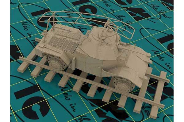 Panzerspähwagen P 204 залізничний (ICM 35376)  1/35