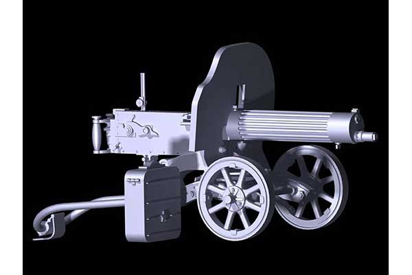 Російський кулемет «Максим» (1910/30 р) (ICM 35675) 1/35
