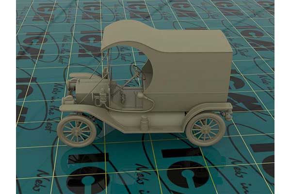 Розвізний фургон Модель Т 1912 р (ICM 24008) 1/24