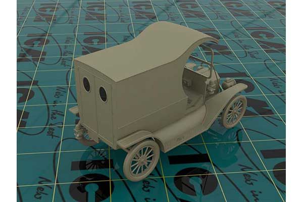 Розвізний фургон Модель Т 1912 р (ICM 24008) 1/24
