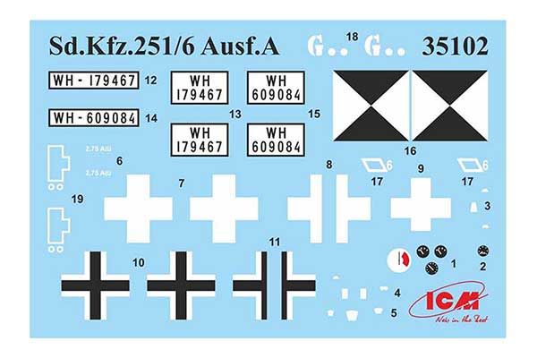 Sd.Kfz.251/6 Ausf.A з екіпажем (ICM 35104) 1/35