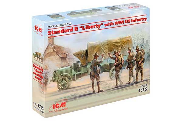 Standard B ”Liberty” з піхотою США I СВ (ICM35652) 1/35