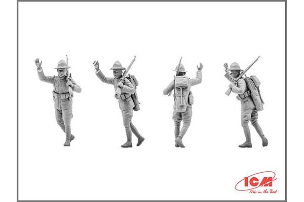 Standard B ”Liberty” з піхотою США I СВ (ICM35652) 1/35