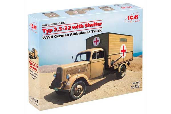 Typ 2,5-32 з санітарної будкою (ICM 35402) 1/35
