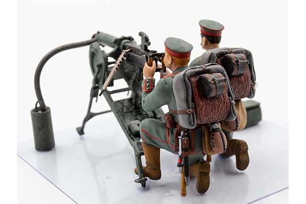 Німецький кулеметний розрахунок MG08 IСВ (ICM 35711) 1/35