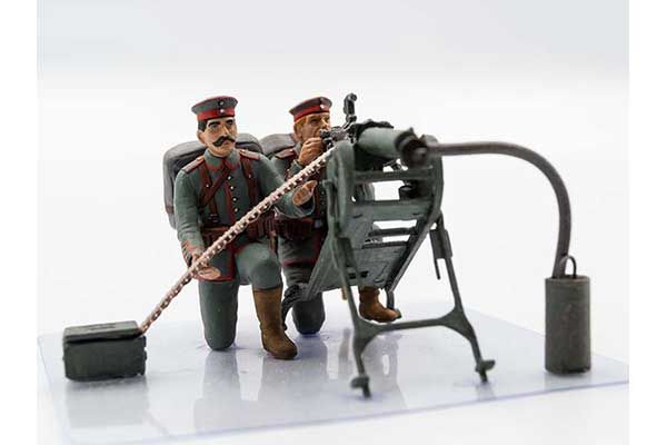 Німецький кулеметний розрахунок MG08 IСВ (ICM 35711) 1/35