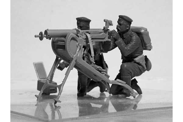 Німецький кулеметний розрахунок MG08 IСВ (ICM 35711) 1/35