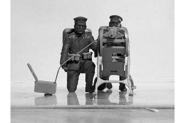 Німецький кулеметний розрахунок MG08 IСВ (ICM 35711) 1/35