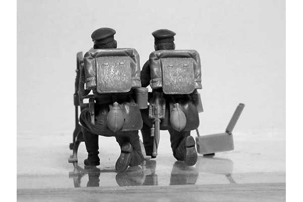 Німецький кулеметний розрахунок MG08 IСВ (ICM 35711) 1/35