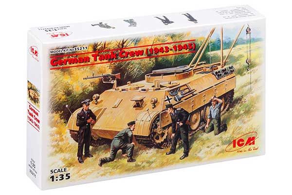 Німецький танковий екіпаж (1943-1945) (ICM 35211) 1/35