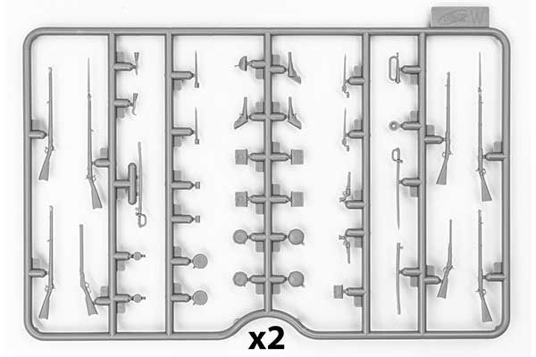 Піхота Конфедерації громадянської війни в США (ICM 35021) 1/35