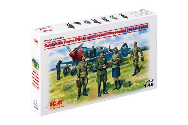 Пілоти і техніки ВПС СРСР (1943-1945 р) (ICM 48084) 1/48