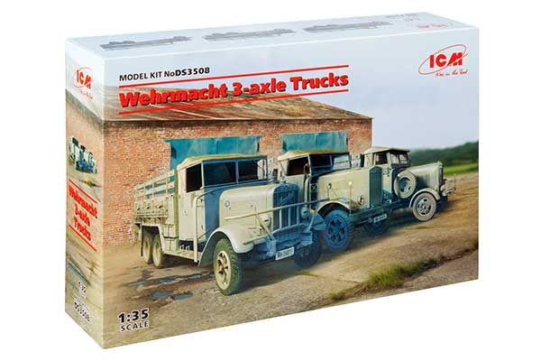 3-вісні вантажівки Вермахту (ICM DS3508)