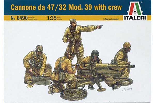 47-мм протитанкова гармата Böhler M35 (ITALERI 6490) 1/35 47-мм протитанкова гармата Böhler M35 (ITALERI 6490) 1/35