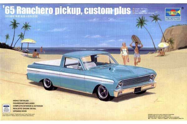 65 Ranchero pickup, custom plus (Trumpeter 02512) 1/25
