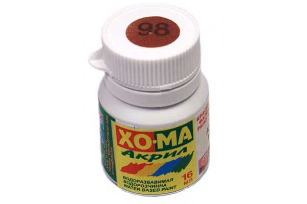 МІДЬ - фарба металік акрилова (ХО-МА АМт98)