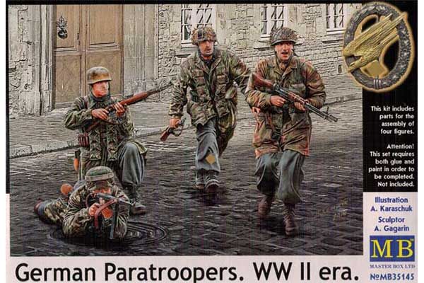 Німецькі парашутисти, Друга світова війна (Master Box 35145) 1/35 Німецькі парашутисти, Друга світова війна (Master Box 35145) 1/35