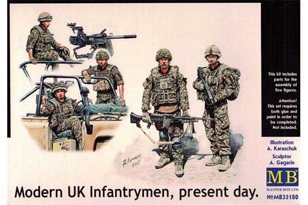Сучасні піхотинці Великобританії (Master Box 35180) 1/35 Сучасні піхотинці Великобританії (Master Box 35180) 1/35