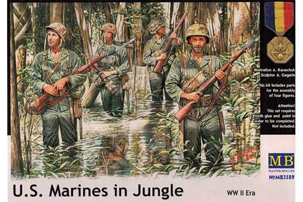 Морська піхота США в джунглях (Master Box 3589) 1/35 Морська піхота США в джунглях (Master Box 3589) 1/35